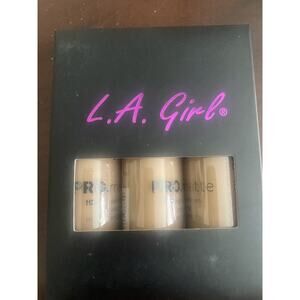 3x L.A. Girl LA Girl Pro Matte HD Long Wear Matte Foundation Sealed GLM682 Cafe